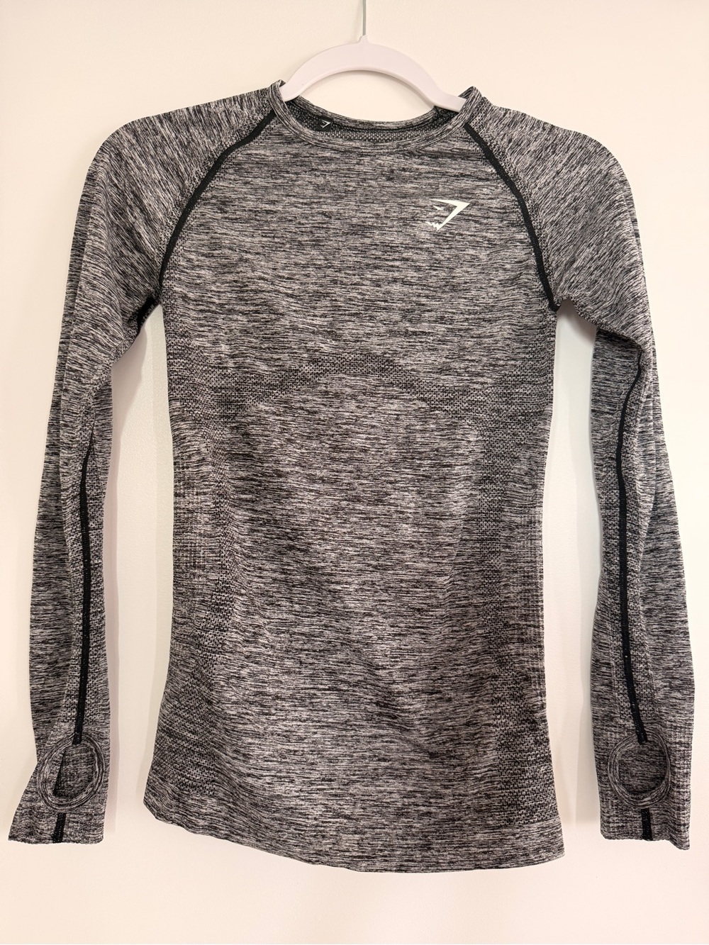 Gymshark Women's Long Sleeve Seamless Top - Gray Heather